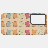 Boekenpatroon Samsung Galaxy Hoesje (Linkerkant)