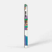 Boekenpatroon Samsung Galaxy Hoesje (Rechterkant)