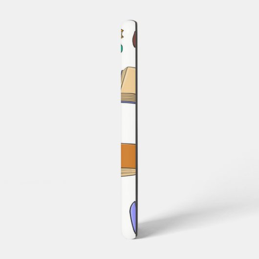 Boekenpatroon Samsung Galaxy Hoesje (Linkerkant)