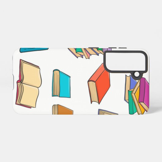 Boekenpatroon Samsung Galaxy Hoesje (Achterkant horizontaal)