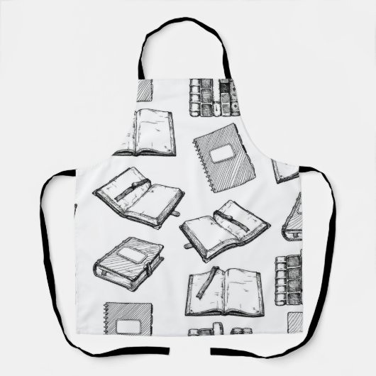 Boekenpatroon Schort (Voorkant)