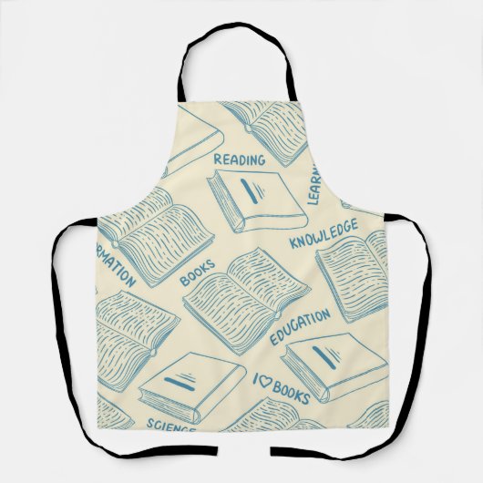 Boekenpatroon Schort (Voorkant)