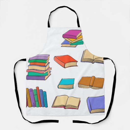 Boekenpatroon Schort (Voorkant)