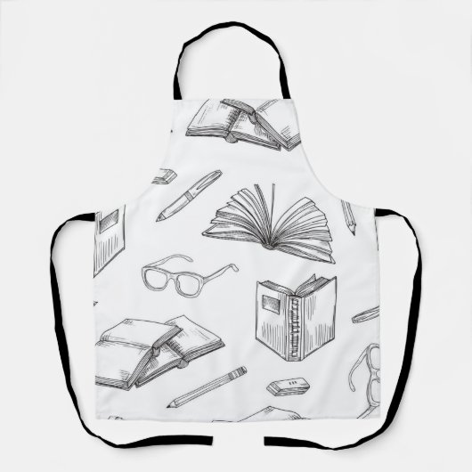 Boekenpatroon Schort (Voorkant)