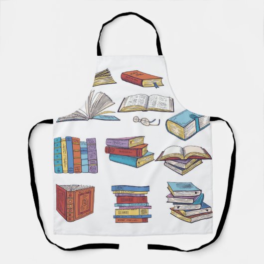 Boekenpatroon Schort (Voorkant)