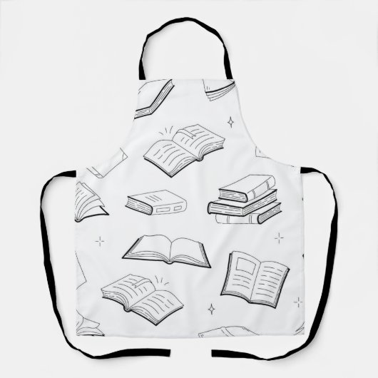 Boekenpatroon Schort (Voorkant)