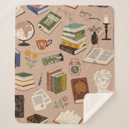 Boekenpatroon Sherpa Deken (Voorkant)