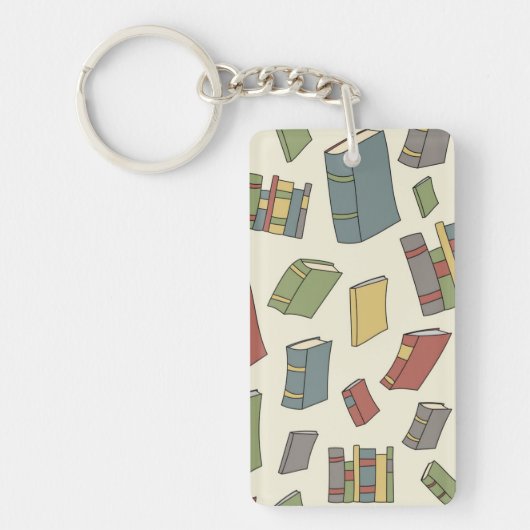 Boekenpatroon Sleutelhanger (Voorkant)