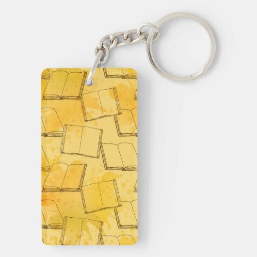 Boekenpatroon Sleutelhanger (achterkant)