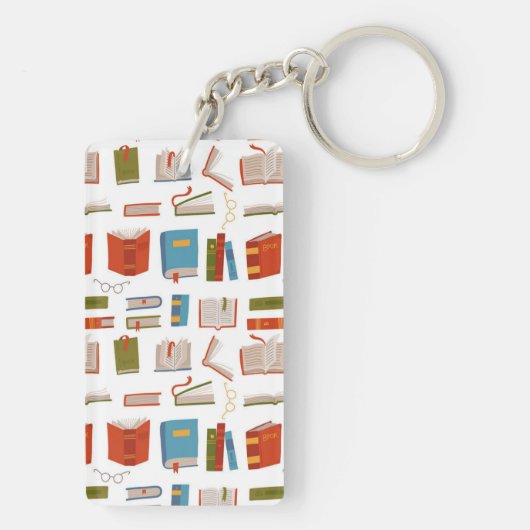 Boekenpatroon Sleutelhanger (achterkant)