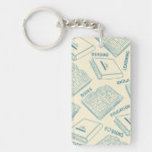 Boekenpatroon Sleutelhanger (Voorkant)