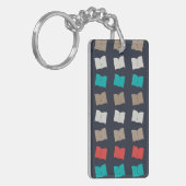 Boekenpatroon Sleutelhanger (Voorkant Links)