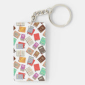 Boekenpatroon Sleutelhanger (achterkant)