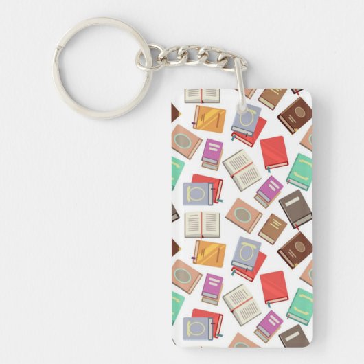 Boekenpatroon Sleutelhanger (Voorkant)