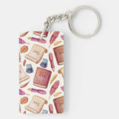 Boekenpatroon Sleutelhanger (achterkant)