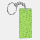 Boekenpatroon Sleutelhanger (Voorkant Links)