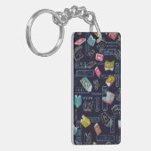 Boekenpatroon Sleutelhanger (Voorkant Links)
