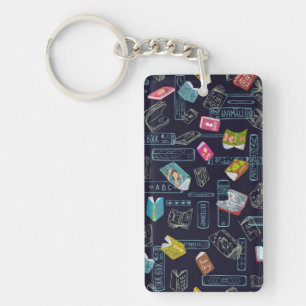 Boekenpatroon Sleutelhanger