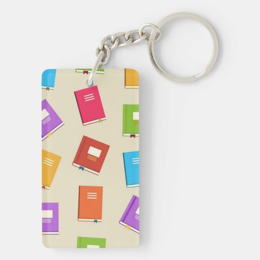 Boekenpatroon Sleutelhanger (achterkant)