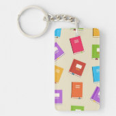 Boekenpatroon Sleutelhanger (Voorkant)