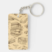 Boekenpatroon Sleutelhanger (achterkant)