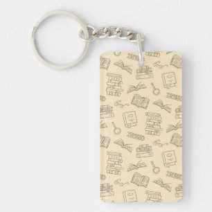 Boekenpatroon Sleutelhanger
