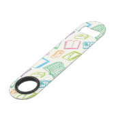 Boekenpatroon Speed Flessenopener (Voorkant Gekanteld)