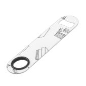 Boekenpatroon Speed Flessenopener (Voorkant Gekanteld)