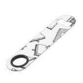 Boekenpatroon Speed Flessenopener (Achterkant Gekanteld)