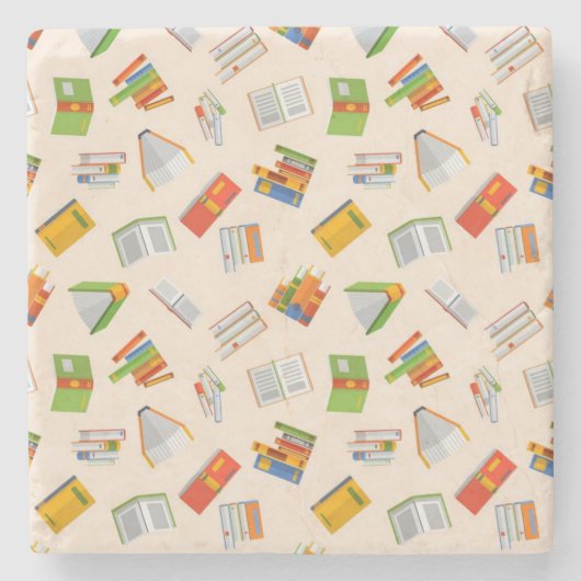 Boekenpatroon Stenen Onderzetter (Voorkant)