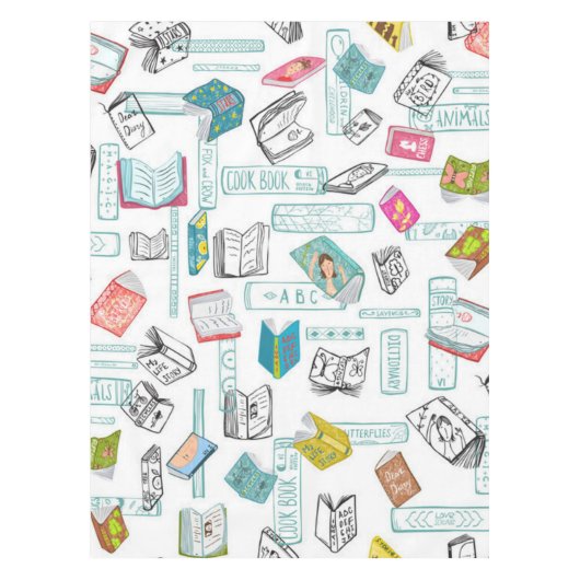 Boekenpatroon Tafelkleed (Voorkant)