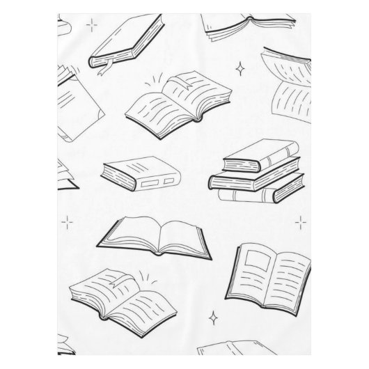 Boekenpatroon Tafelkleed (Voorkant)