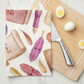 Boekenpatroon Theedoek (Quarter Fold)