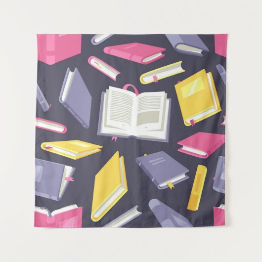 Boekenpatroon Wandkleed (Voorkant)