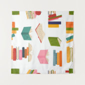 Boekenpatroon Wandkleed (Voorkant (horizontaal))