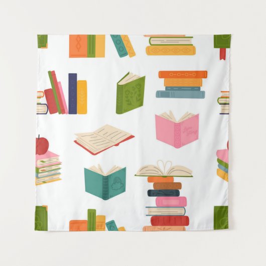 Boekenpatroon Wandkleed (Voorkant)