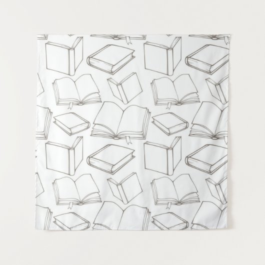Boekenpatroon Wandkleed (Voorkant)