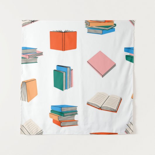 Boekenpatroon Wandkleed (Voorkant)