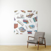 Boekenpatroon Wandkleed (In situ)