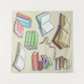 Boekenpatroon Wandkleed (Voorkant (horizontaal))
