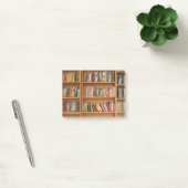 Boekenplank achtergrond post-it® notes (Kantoor)