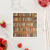 Boekenplank achtergrond servetten (Insitu)