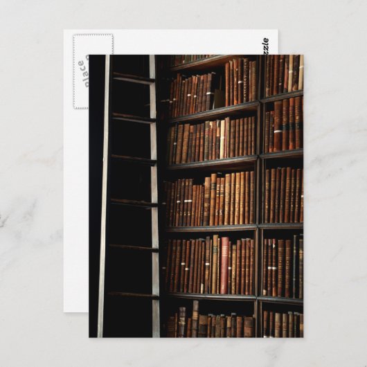 boekenplank briefkaart (Voorkant / Achterkant)