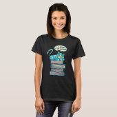 Boekenplank Lezen Boek Katten T-shirt (Voorkant volledig)