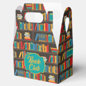 Boekenplank lezen liefde bedankdoosjes (Geopend)