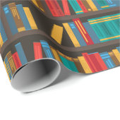 Boekenplank lezen liefde cadeaupapier (Rol Hoek)