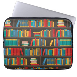 Boekenplank lezen liefde laptop sleeve