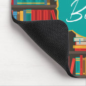 Boekenplank lezen liefde muismat (Hoek)