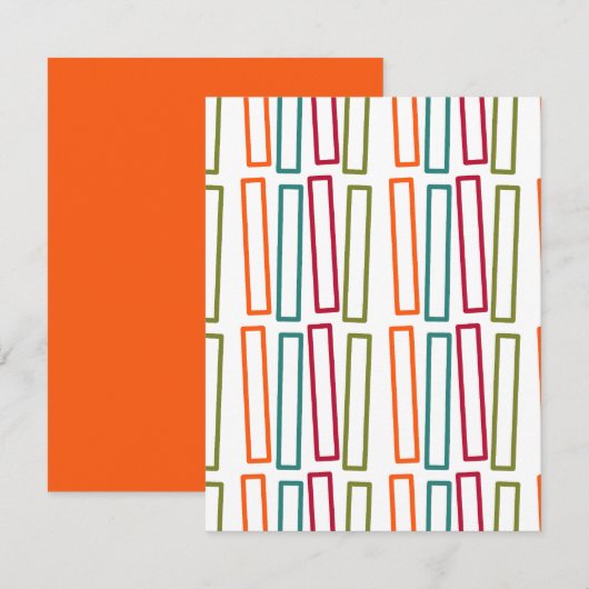 boekenplank notitiekaartje (Voorkant / Achterkant)