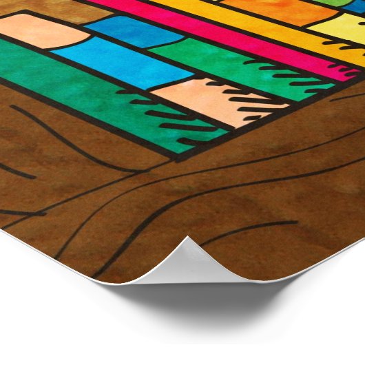 boekenplank poster (Hoek)